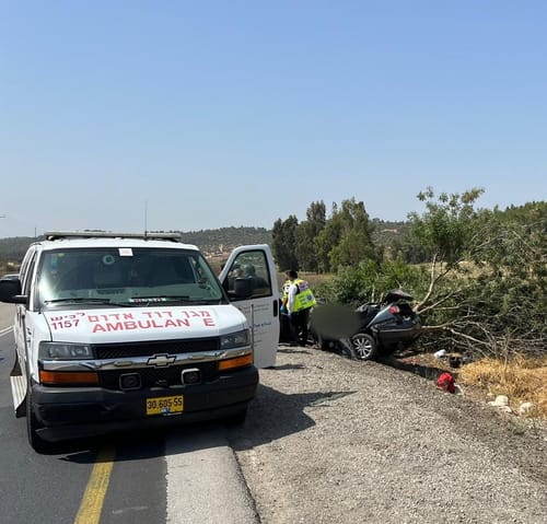 תאונת דרכים קטלנית בצומת נחושה; הרוג במקום