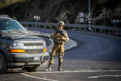 ירי לעבר כוחות צה"ל דרומית לשכם