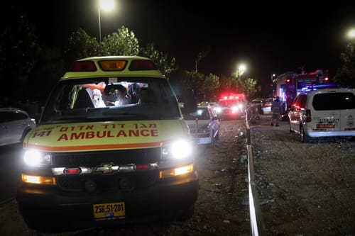 מד"א בעדכון על מצב הפצועים: בן 50 פצוע אנוש