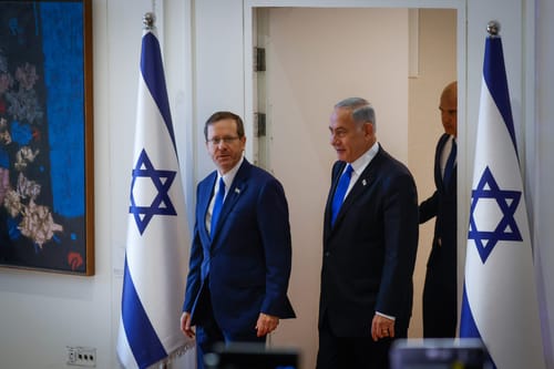 נתניהו והרצוג נפגשו לעדכון ביטחוני: "נפתח חלון הזדמנויות"