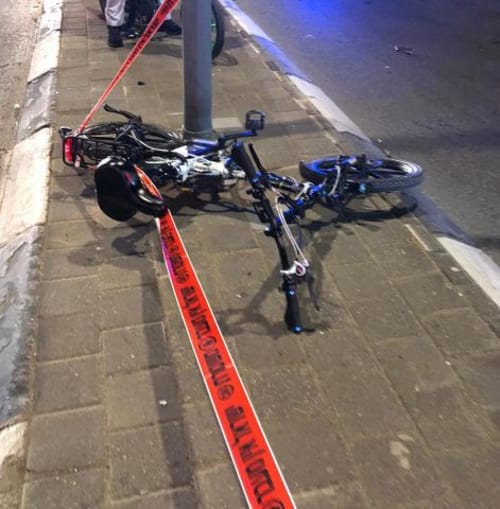 כביש 667: רוכב אופניים החליק בכביש ונהרג