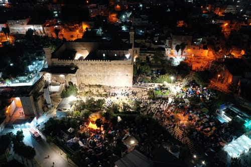גלריה: עשרות האלפים בשבת חברון