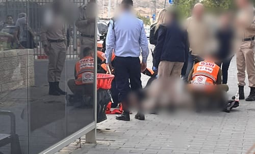חשד לפיגוע דריסה בבאר שבע: בן 18 נפצע בינוני