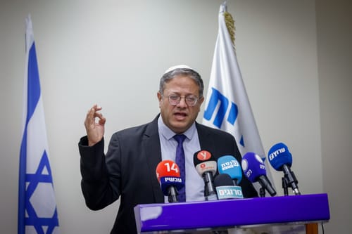 בן גביר בתגובה למאסר החייל: "מרפים ידי החיילים"