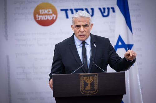 לפיד על בן גביר: ”מורשע בטרור נלחם נגד צה”ל”