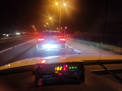 תושב בית לחם נתפס נוהג בכביש 1 במהירות מטורפת