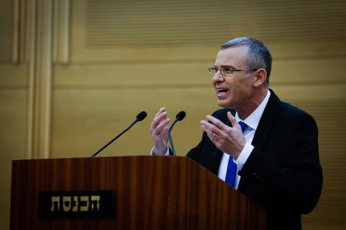 יריב לוין: "מערכת המשפט היא מפלגה פוליטית"