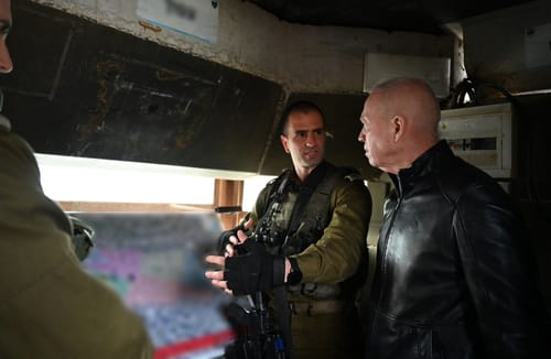 "הישג מרשים": שר הביטחון גלנט סייר בגזרת שכם