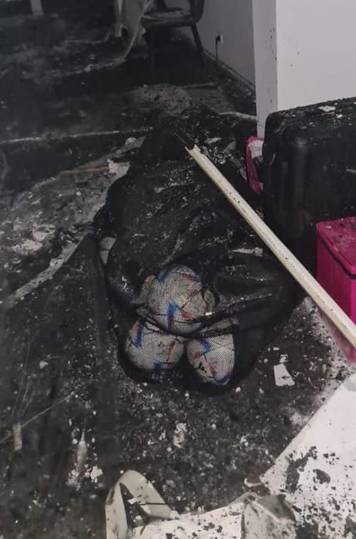 "נזק עצום": שריפה במתחם האימונים של הפועל ת"א