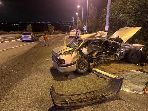 טרגדיה: בן 54 נהרג בתאונה קטלנית בקריית טבעון