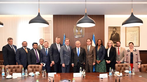 נתניהו למשלחת מהקונגרס: "זה ישנה את ההיסטוריה"