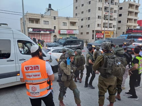 חייל נפצע מפיגוע דריסה בחווארה. המחבל נמלט