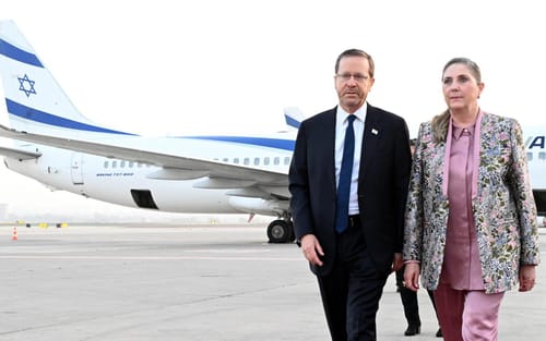 "מדינת מפתח": הרצוג המריא לביקור באזרבייג'ן