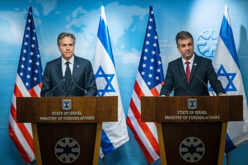 כהן לבלינקן: "איראן עומדת מאחורי ההסלמה ביו"ש"