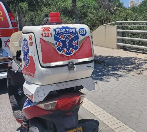 פצוע בינוני בתאונת דרכים בפרדס חנה
