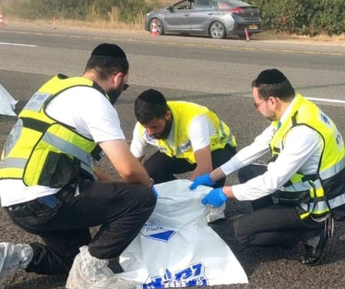 חבר הכנסת מש"ס טיפל בגופת ההרוג בתאונה