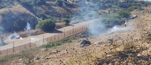 צה"ל תקף חוליית חיזבאללה שהתקרבה לגבול. צפו