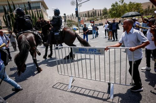 הורשע השוטר שדהר עם סוס והצליף במפגינה