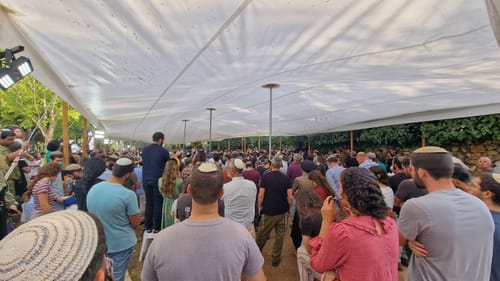 מאות משתתפים בהלווייתו של סגן שילה ראוכברגר