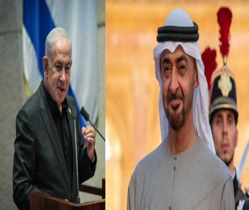 לראשונה מהלחימה: נתניהו שוחח עם מוחמד בן זאיד