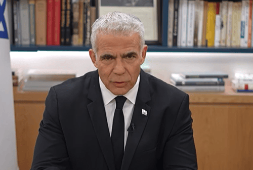 יאיר לפיד: כך המלחמה בעזה צריכה להסתיים. צפו