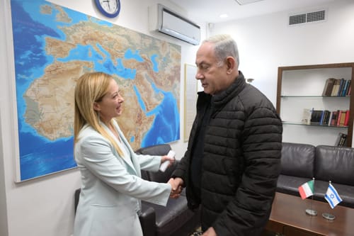ראש הממשלה נתניהו נפגש עם ראש ממשלת איטליה