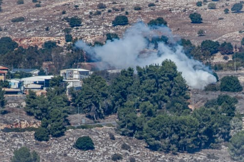 גבול הצפון: טילים מלבנון נחתו בשטח פתוח בהר דוב