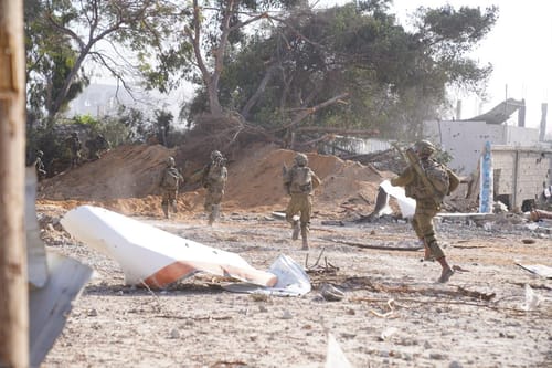 תיעוד: כוח נח"ל השלים השתלטות על מוצב חמאס