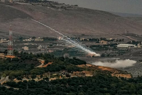 תיעוד: בעקבות הירי , צה"ל תוקף תשתיות טרור בלבנון