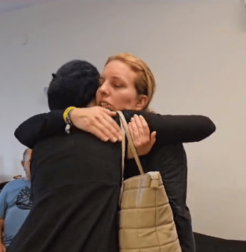 אימו של הנעדר ניחמה את משפחתה של נועה מרציאנו