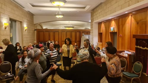 הנשים המפונות בערב של מוסיקה, פיוט ולימוד