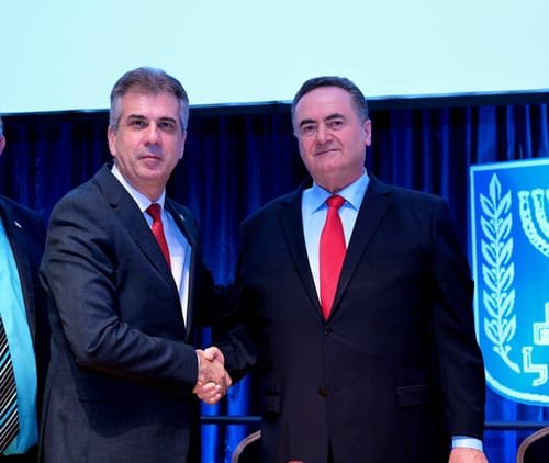 הרוטציה יצאה לדרך: ישראל כ"ץ נכנס לתפקיד שר החוץ
