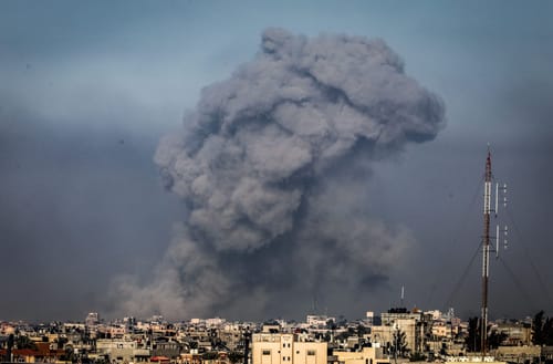 ארה"ב דורשת הבהרות על פיצוץ האוניברסיטה בעזה
