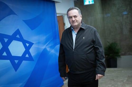 נסיעה ראשונה בתפקיד: כ"ץ יצא לביקור מדיני בבריסל