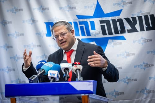 בן גביר לסרוגים: "אי אפשר לעבור שום שלב בהסכם"