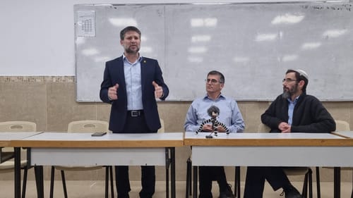 שר האוצר בצלאל סמוטריץ: "ישיבות ההסדר זה 100% תורה וצבא"