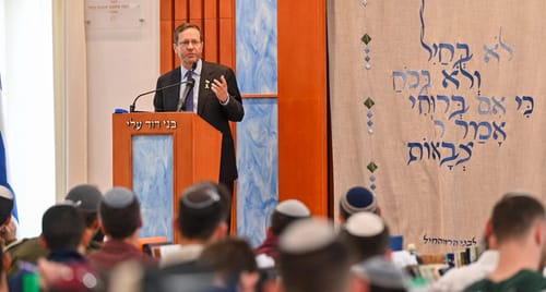 הרצוג מגבה את הרמטכ"ל: "מקבל החלטות מקצועיות"