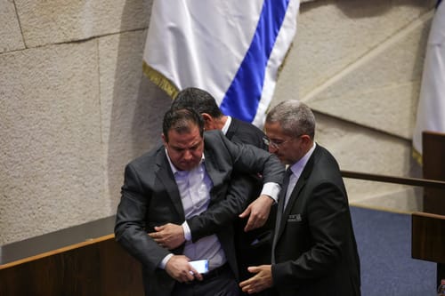 "מרעיבה ילדים": איימן עודה עורר סערה וסולק מהמליאה