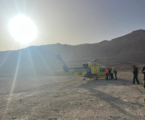 נזקי מזג האוויר: בת 19 פונתה לבית החולים במסוק