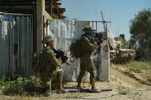 "תבואו, אנחנו פורצים!": תיעוד מרגעי הלחימה בעזה