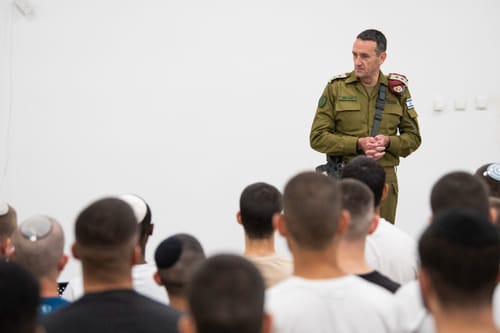 הלוי למתגייסי כפיר: "הצלת חטופים-מטרה נעלה"