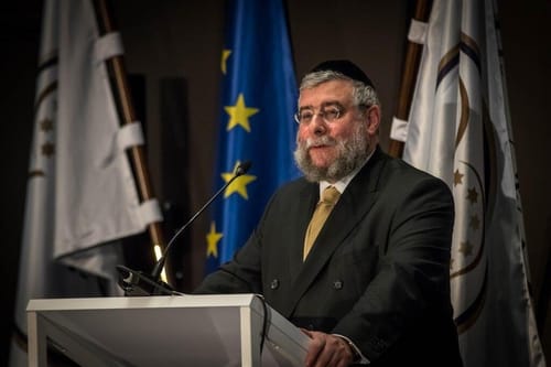 נשיא ועידת רבני אירופה: "היהודים כאן בכדי להישאר"