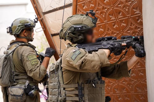 מול עשרות חמושים: אוגדה 98 החלה לטהר את ג'באליה