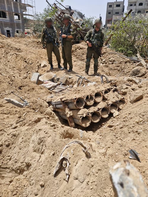 הלחימה בג'באליה: חטיבה 7 השמידו משגרים מוכנים לירי