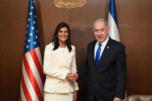 ניקי היילי לנתניהו: "אמריקה צריכה לעמוד לצידכם"