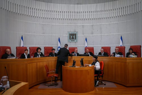 שידור ישיר: בג"צ דן במינוי דוד זיני לראש השב"כ