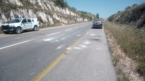 גל הטרור בשומרון: חזר מלידת בתו ונקלע למארב אבנים בכביש