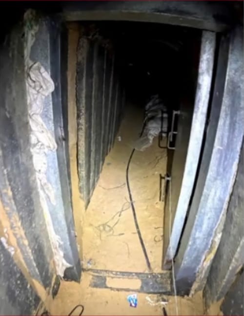 תיעוד: צה"ל השמיד מנהרת ענק שהובילה לציר פילדלפי