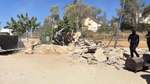 אכיפה נוספת: מספר מבנים לא חוקיים נהרסו בהר חברון