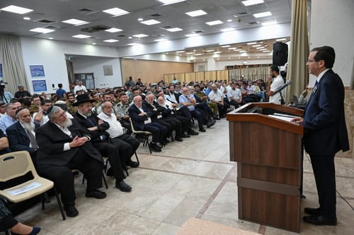 הרצוג באזכרה לנופלים מאסון הנמר"ה: "לשמור על לכידות"